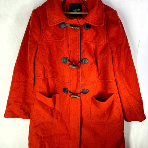 Talbots Jackets & Blazers - Talbots Wool Blend Hooded Coat